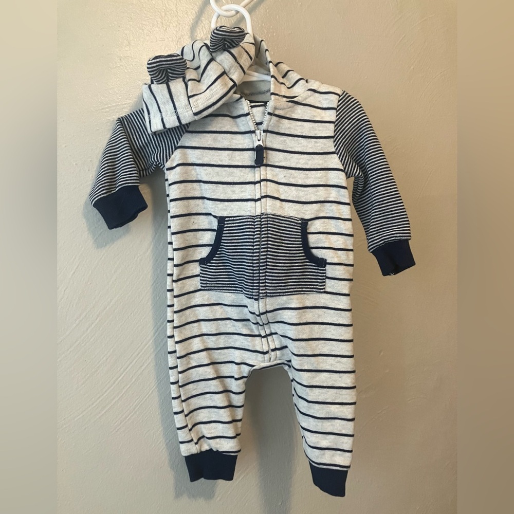 Carters Baby Boy Zip Romper